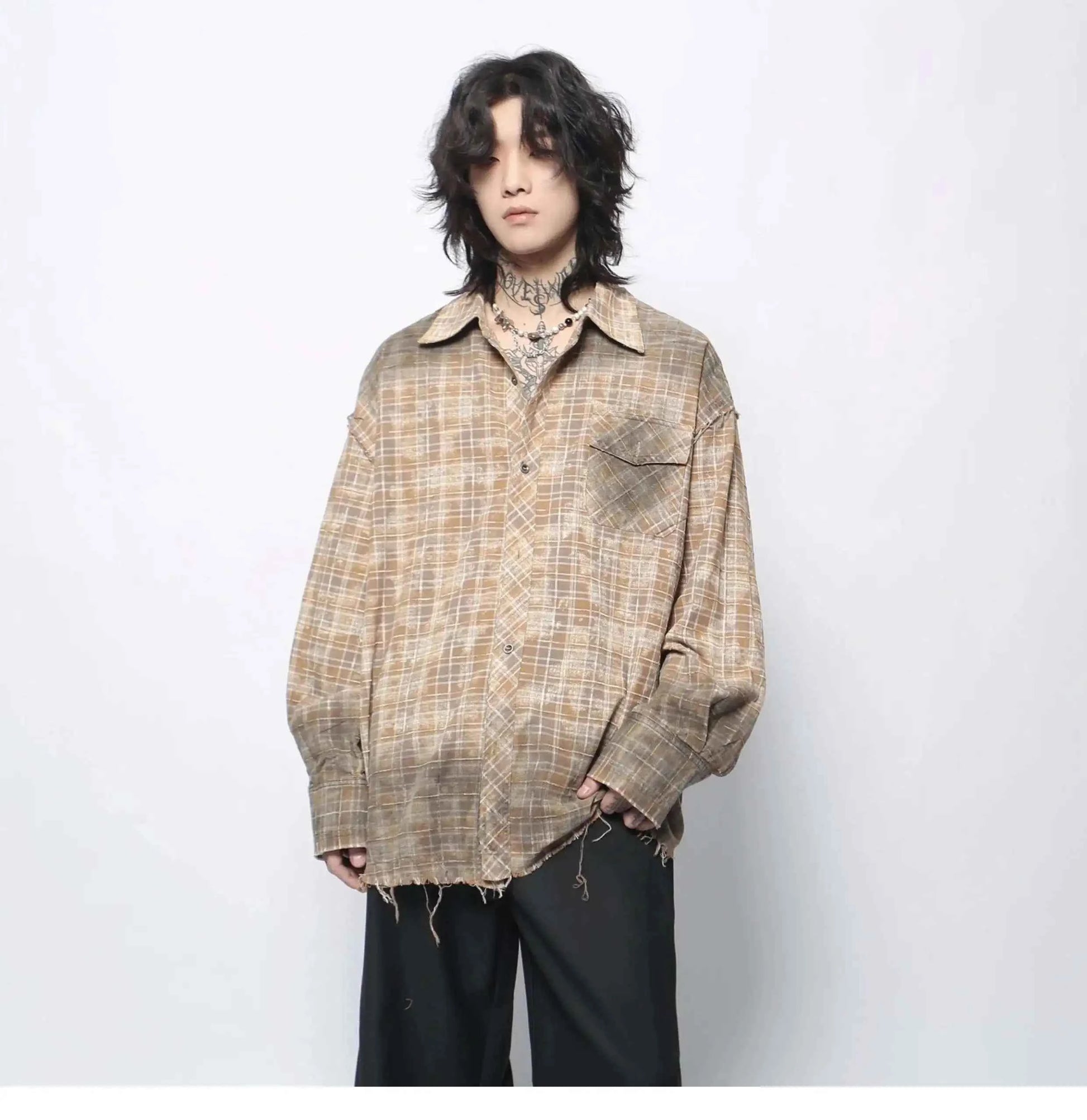 American Style Gradient Washed High Street Shirt