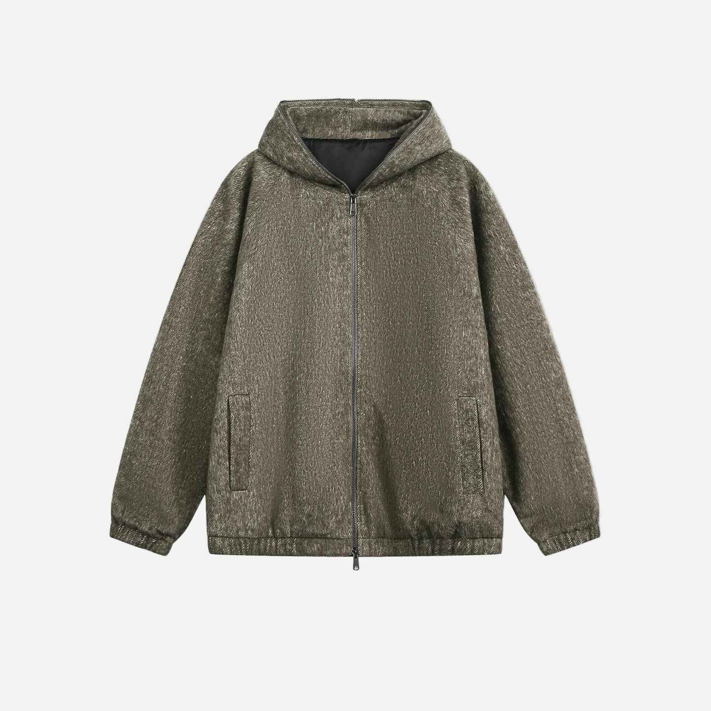 Lazy Style Oversized Mohair Blend Jacket