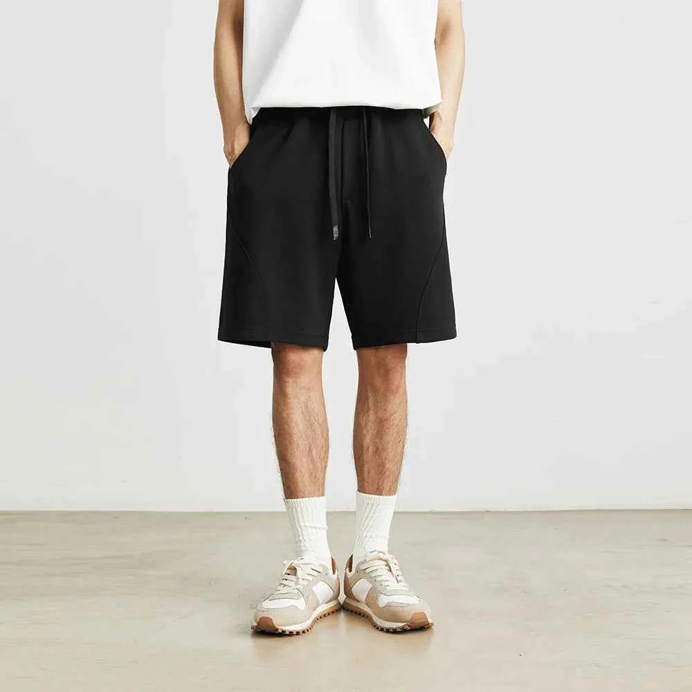 Men's Casual Hip Hop Retro Black Cargo Short