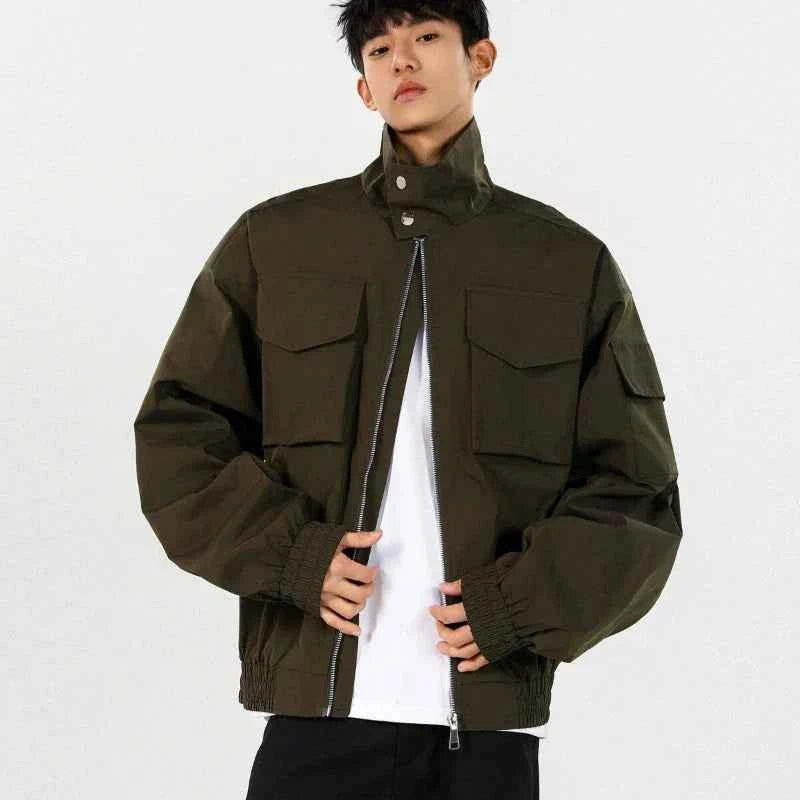 Men's Vintage Versatile Casual Zip-Up Jacket