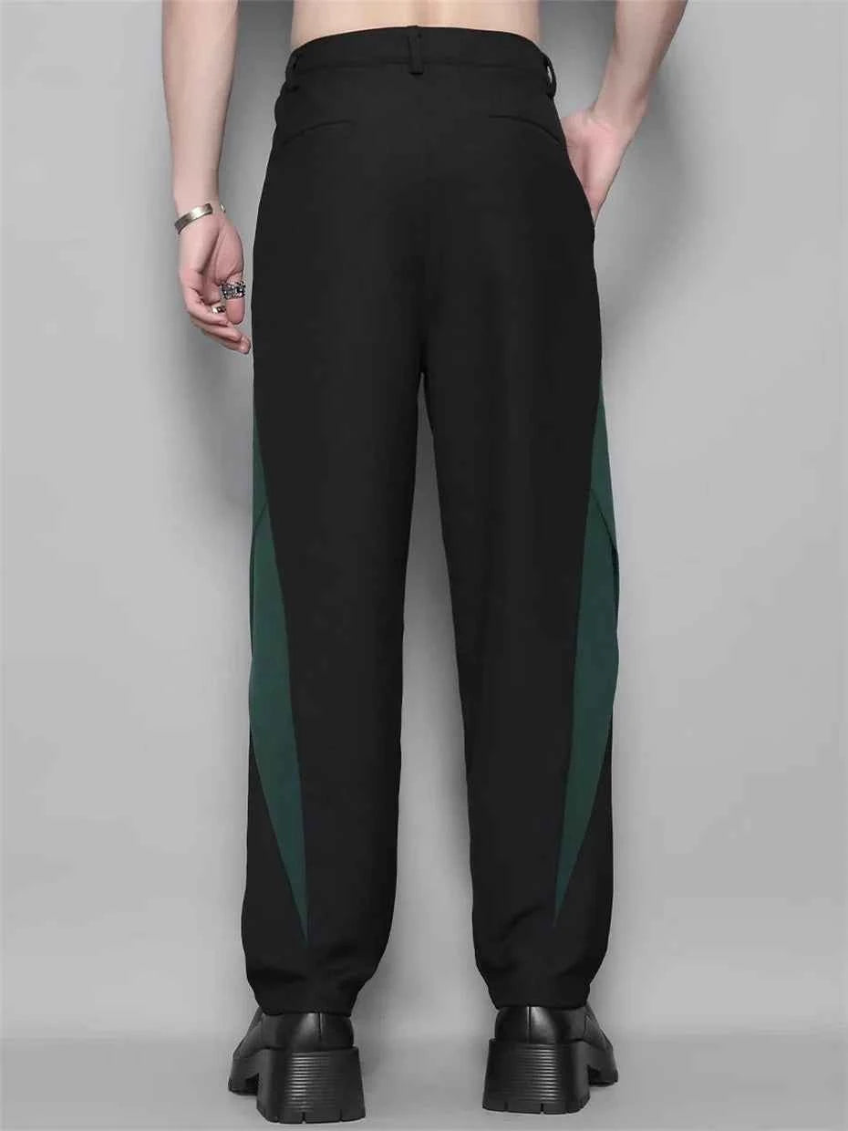 Y2K  Patchwork Punk Wide Leg Pants