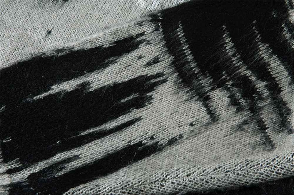 Y2K Streetwear Hip Hop Letter Tie Dye Sweater