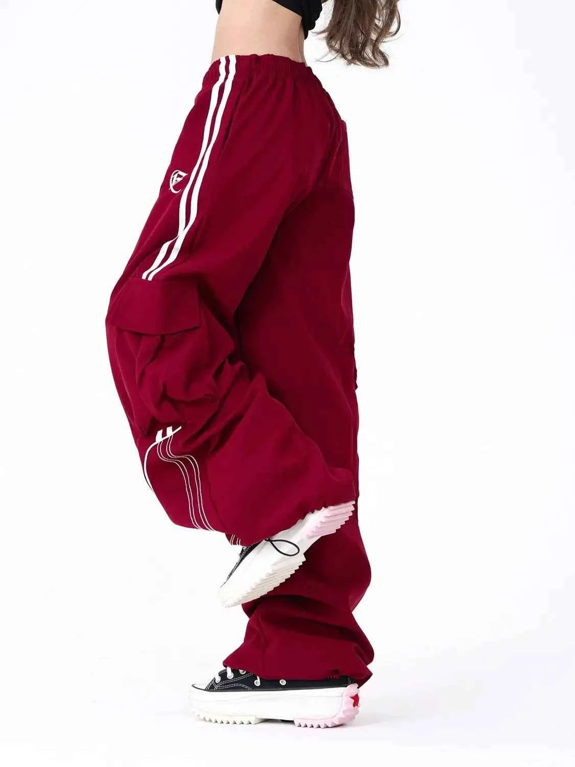 Vintage American Style Hip Hop Cargo Sweatpants