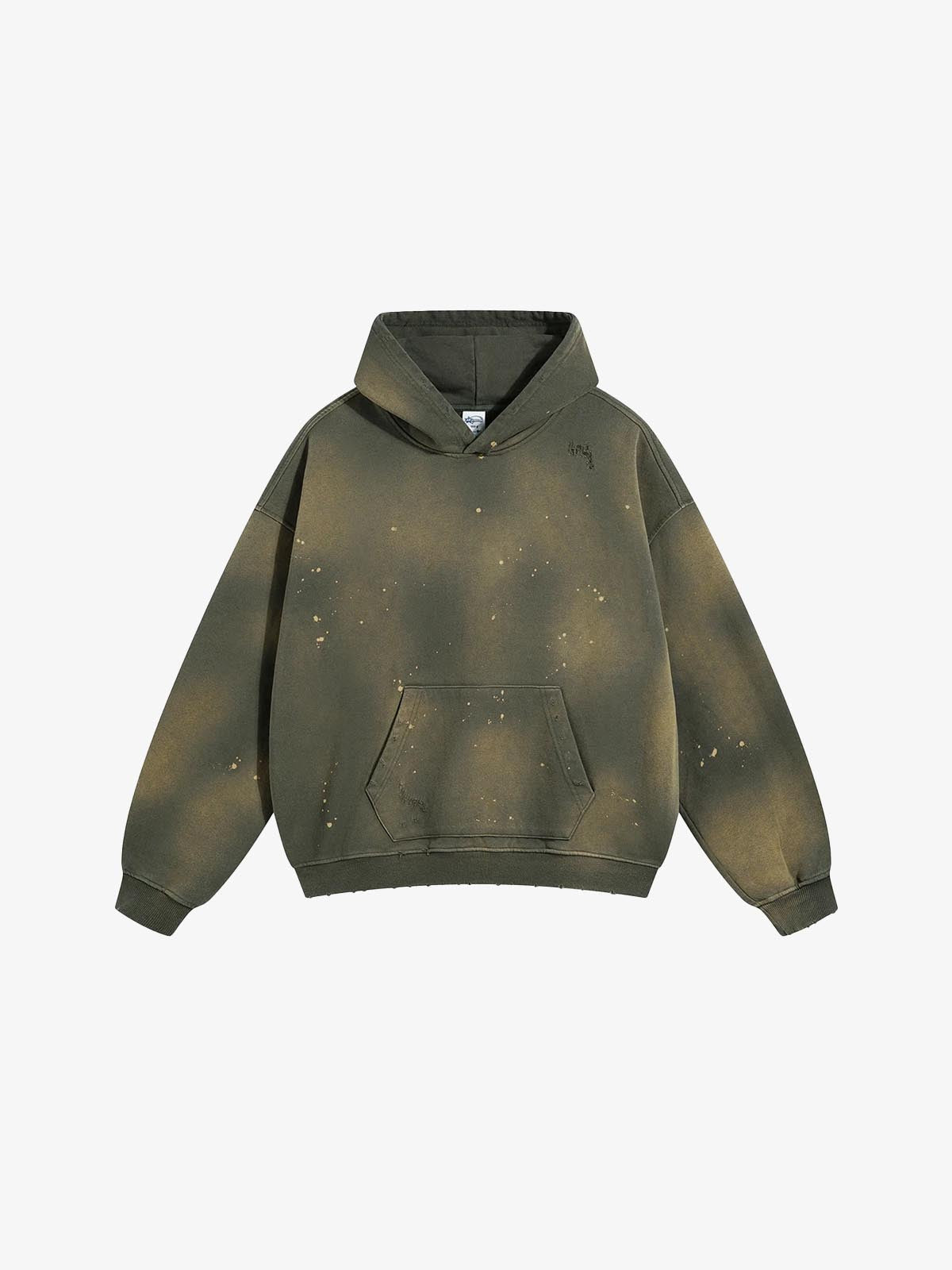 Iso Splash Abstract Oversized Pullover Hoodie