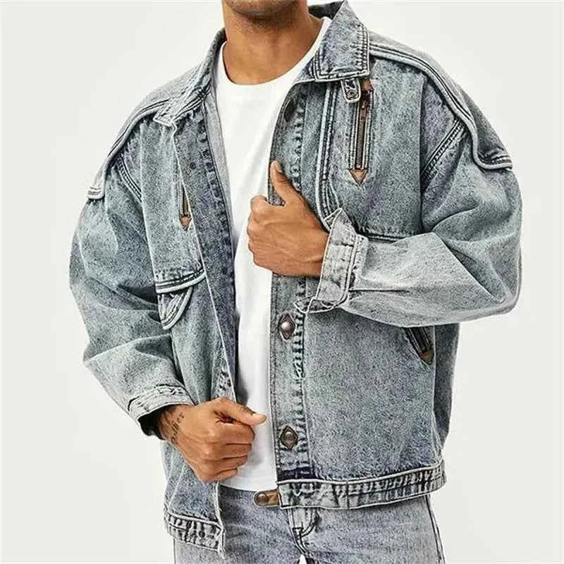 Flattering Slim Fit Vintage Denim Jacket