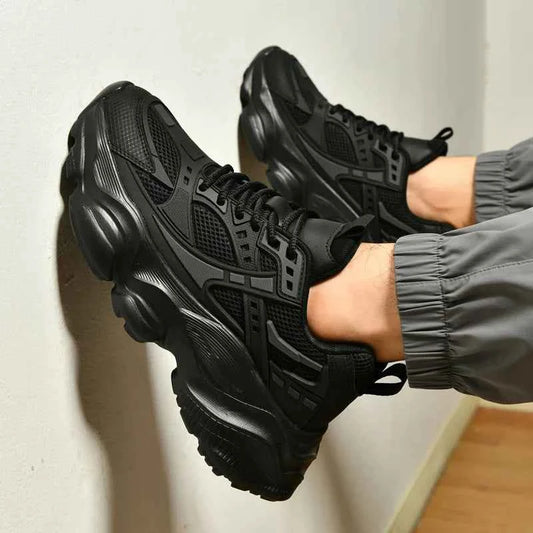 High Quality Black Large Size Platform Sneaker