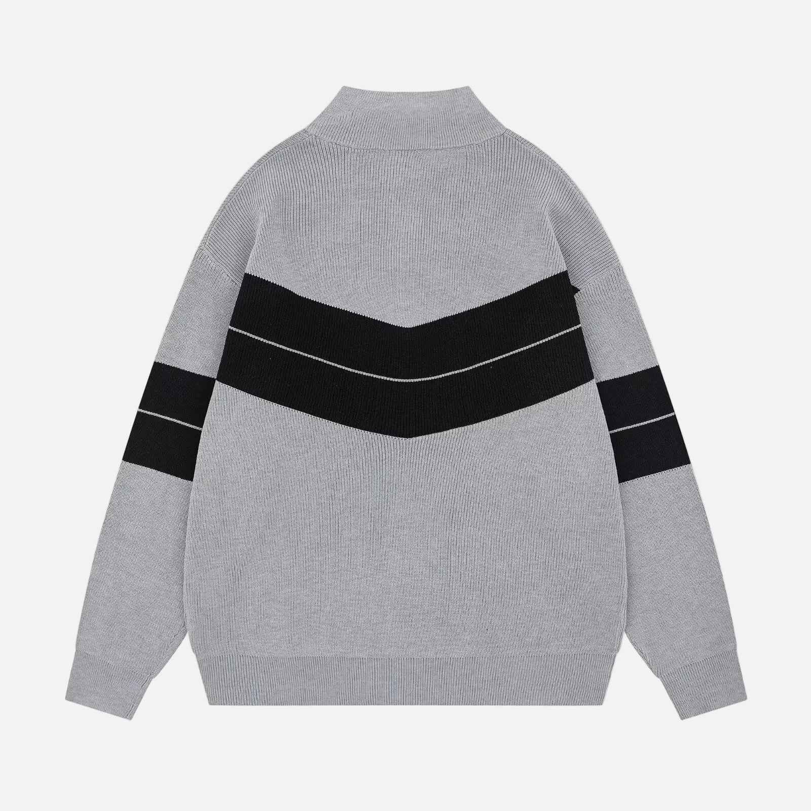 Cozy Korean Style Zip-Up Knit Cardigan