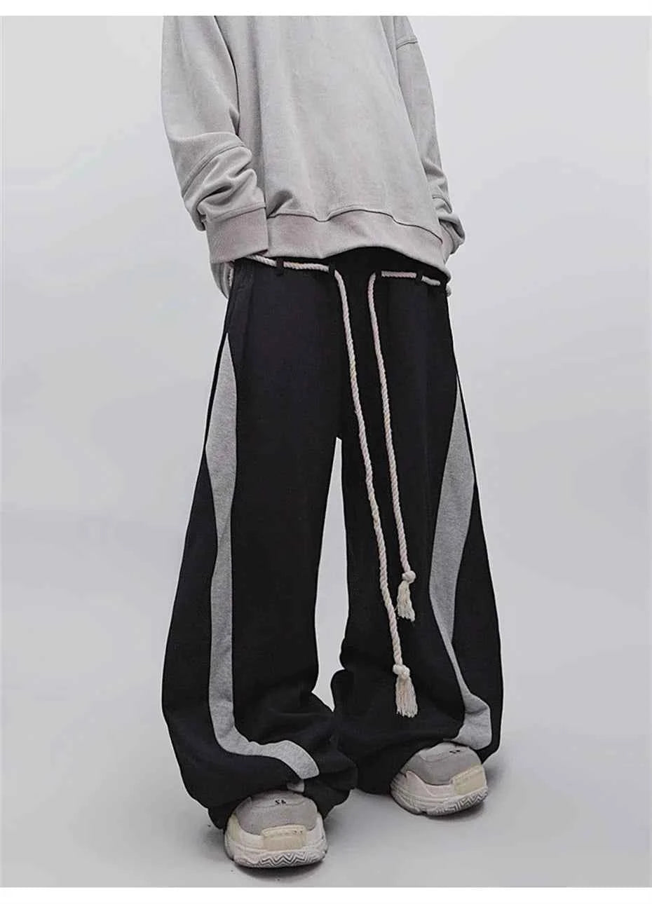 Color Block Cool Hip Hop Joggers