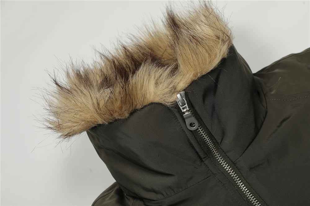 Streetwear Thick Vintage Broadcloth Fur Jacket
