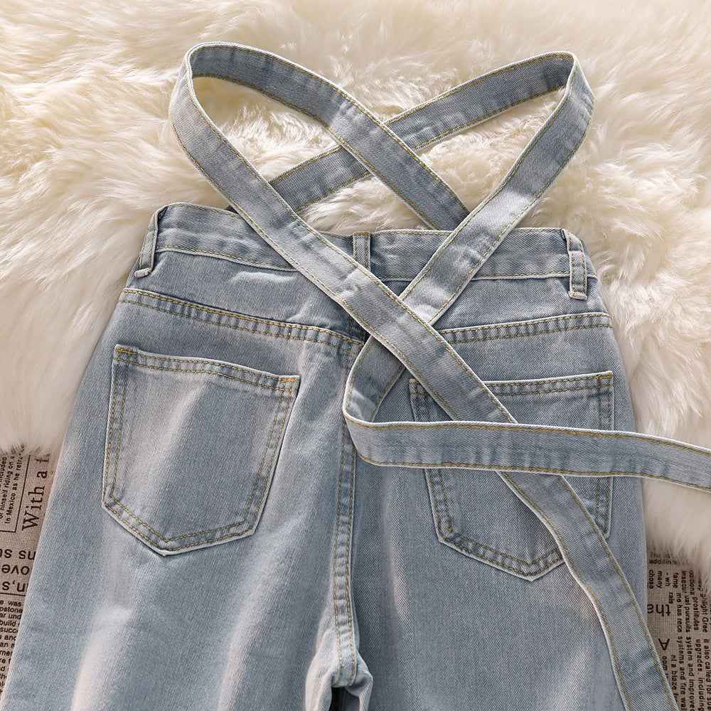 Corean Retro High Waist Denim Jeans