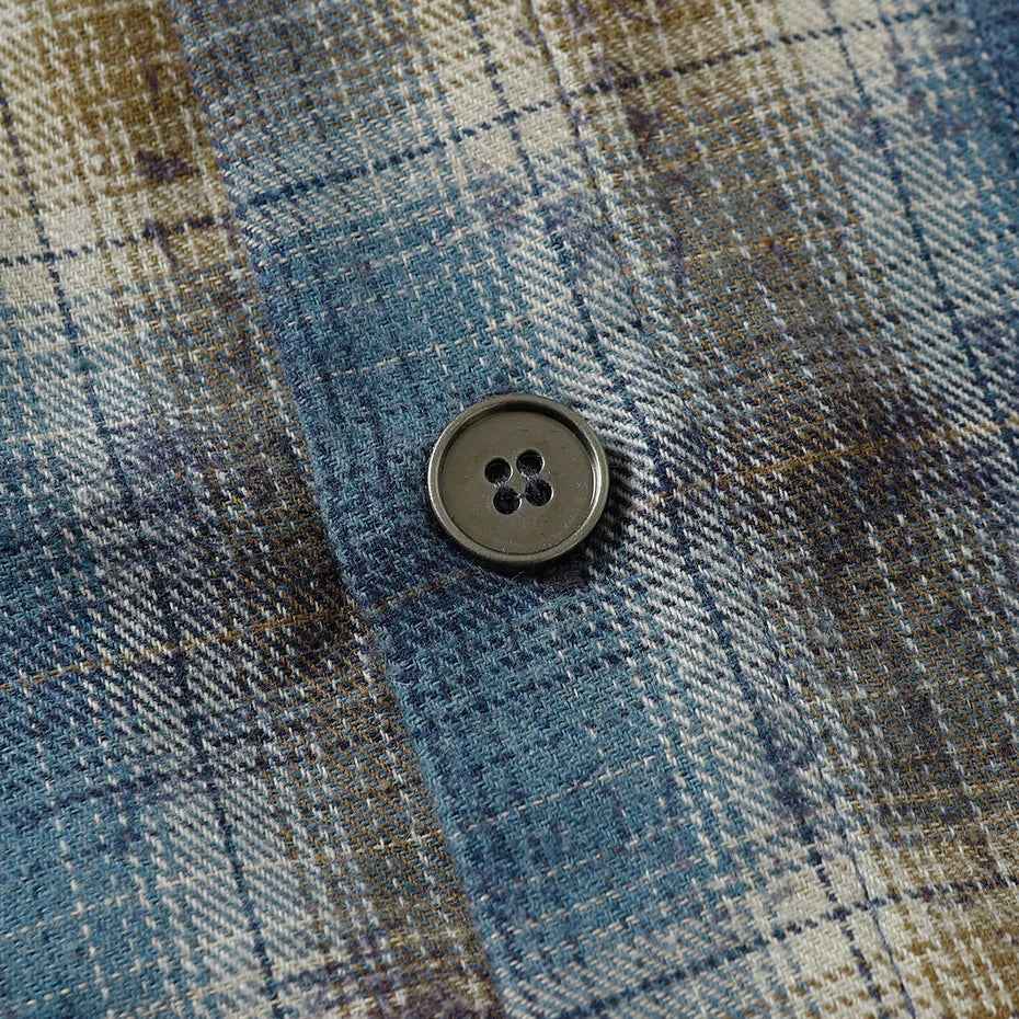 Streetwear Camouflage Patchwork Long Sleeve Button Shirt