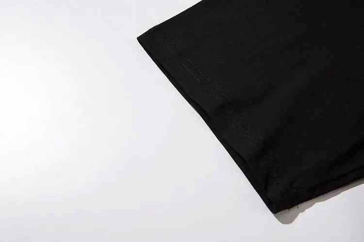 Breathable Abstract Graphic Print Oversize Cotton T-Shirt