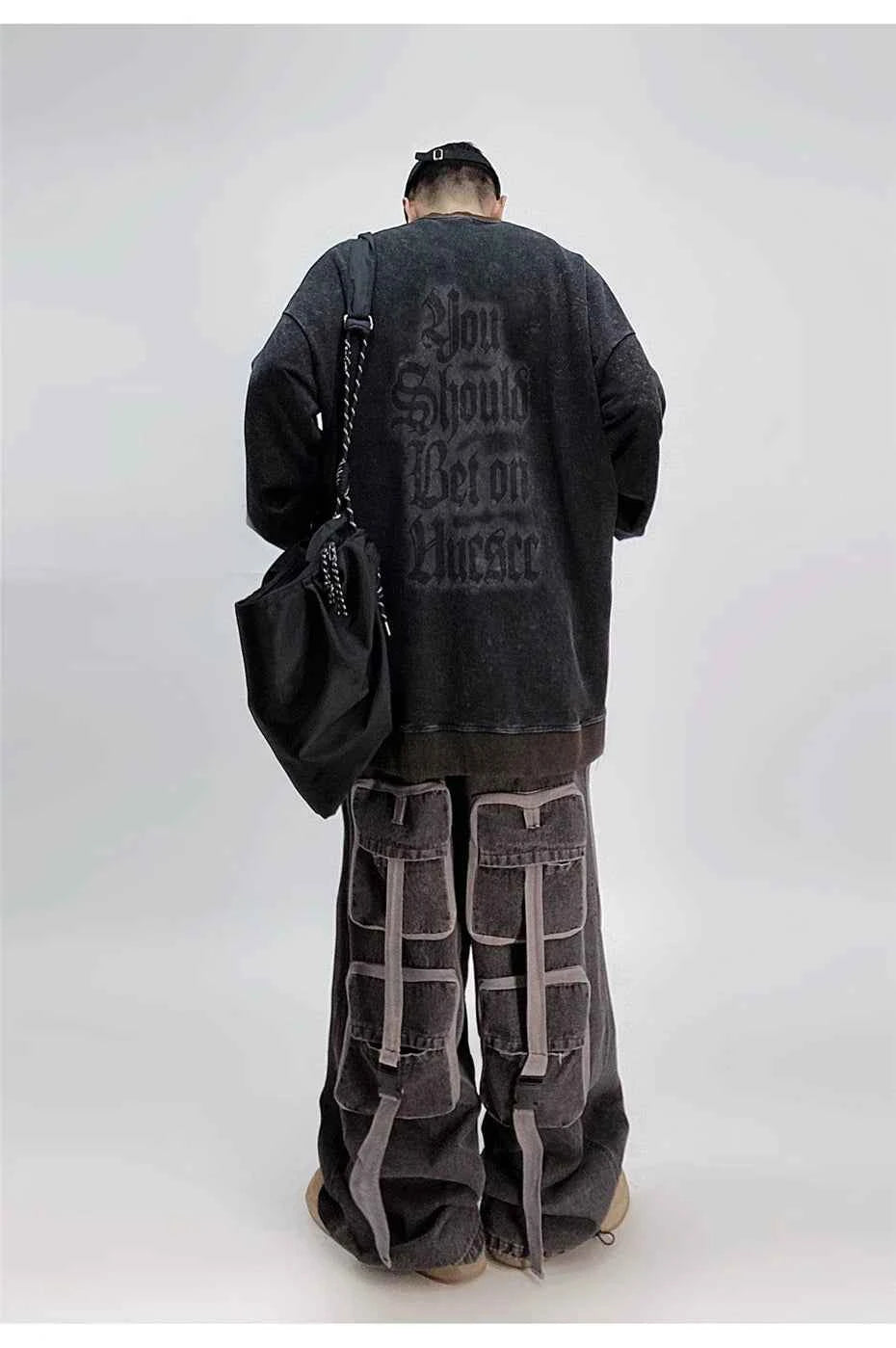 Work & Play Baggy Wide Leg Denim Jeans