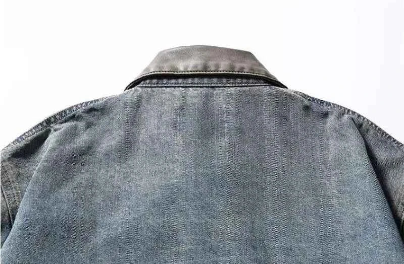 Premium Big Pocket Tooling Denim Jacket