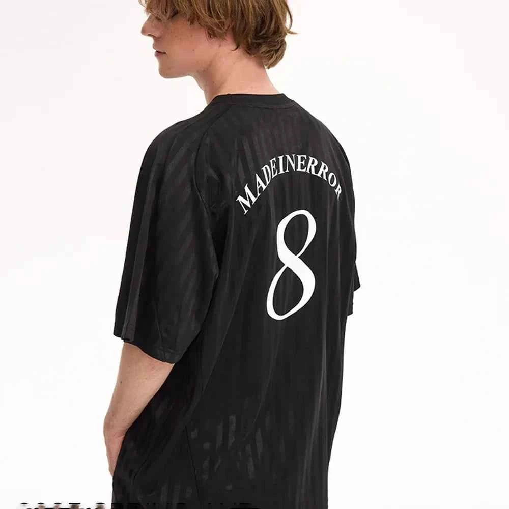 Retro Striped Short Sleeve Casual T-Shirt