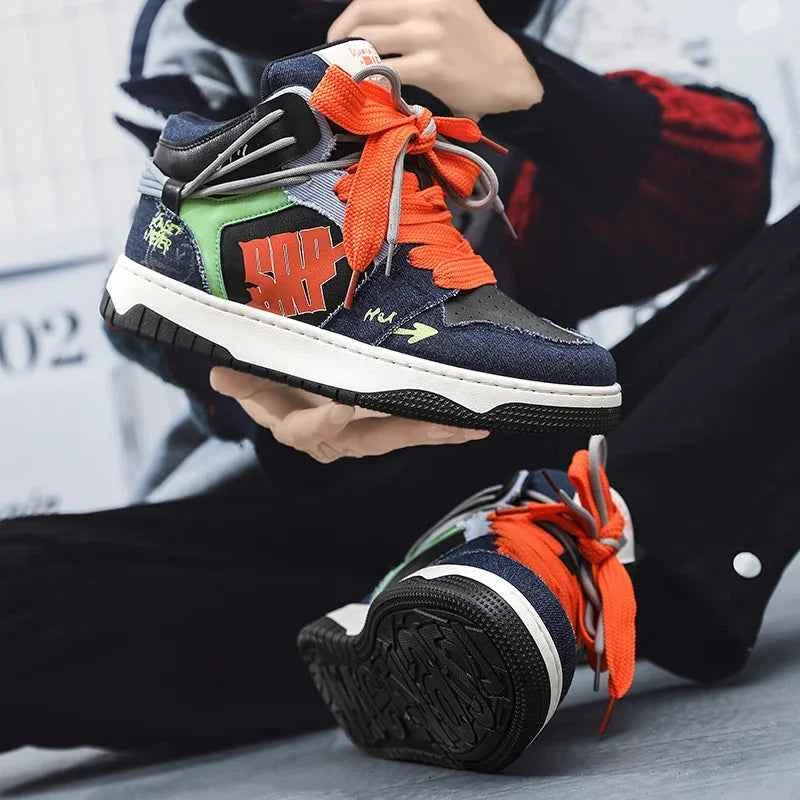 Breathable Lightweight High Skate Sneaker