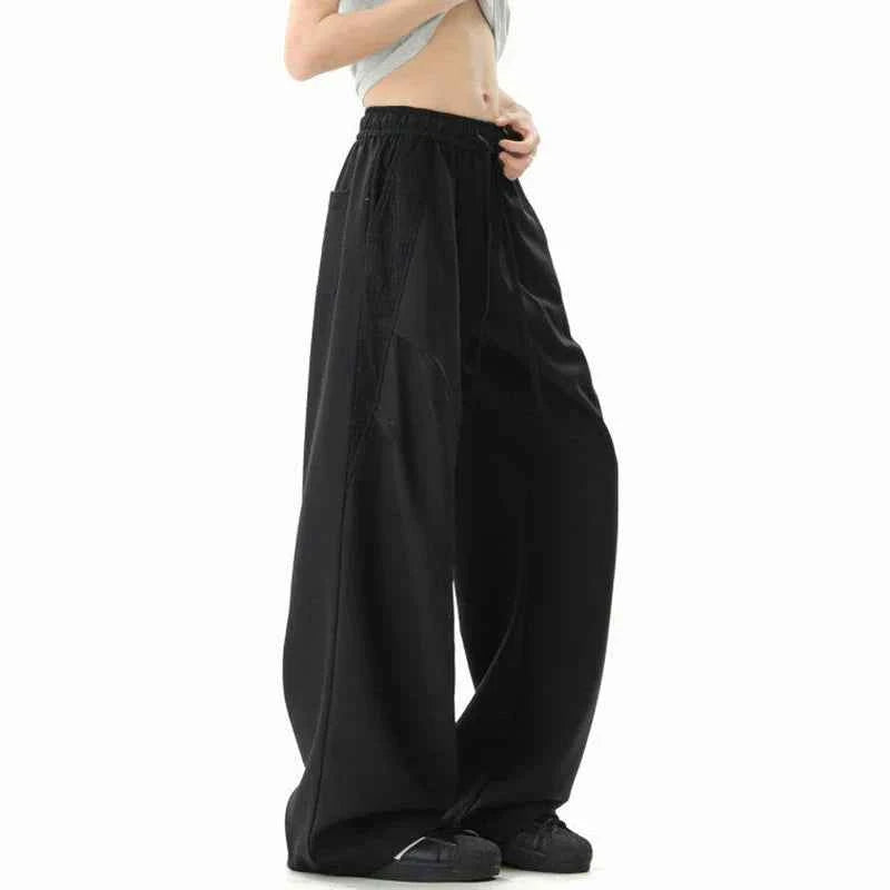Korean Style Casual Elastic Waist Pants