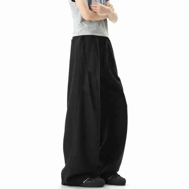 Korean Style Casual Elastic Waist Pants