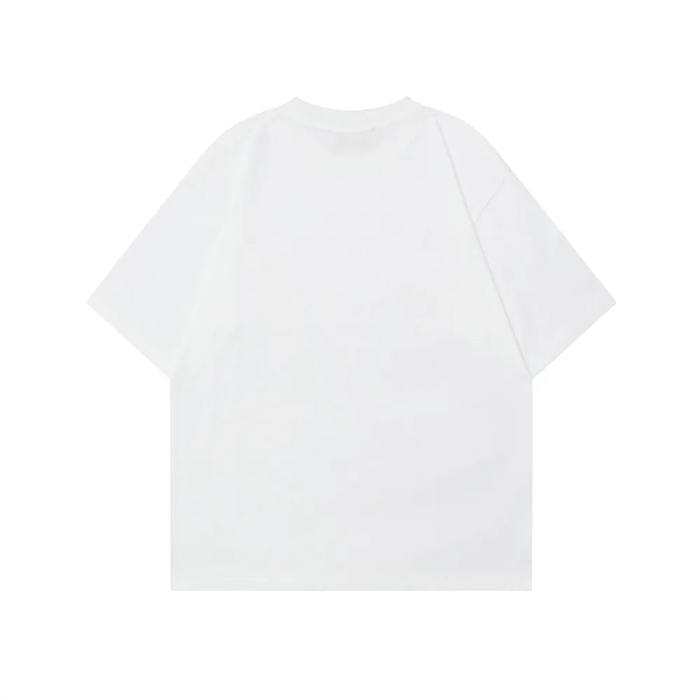 Y2K Vintage Portrait Print Loose Crew T-Shirt - Luxuryurbanwear