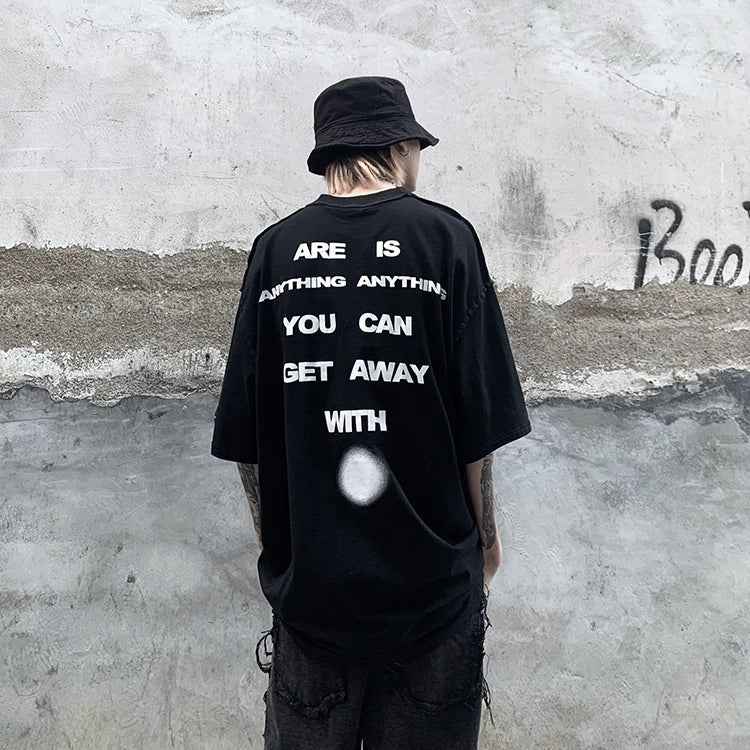 Abstract Graffiti Pattern Casual Summer T-Shirt
