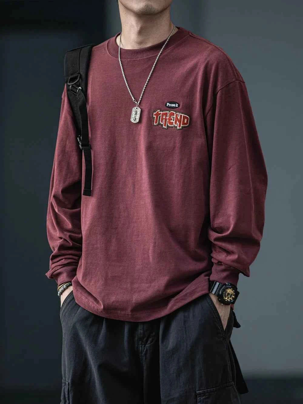 Trendy High Quality Cotton Casual Sweatshirt