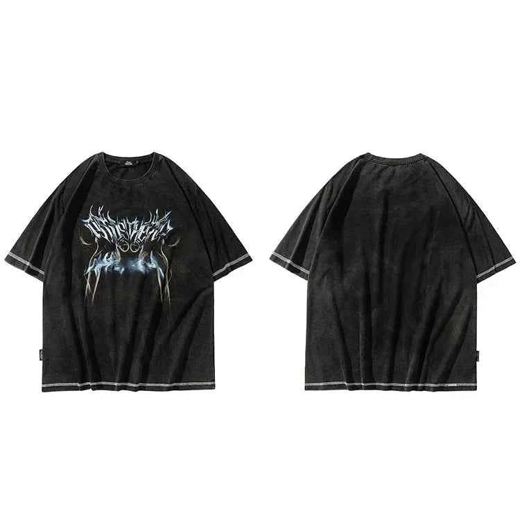 Streetwear Oversized Graphic Printed Hip Hop T-Shirt