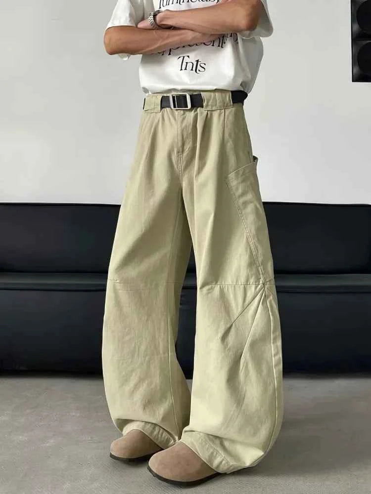 Everyday Denim Pleated Retro Denim Cargo Jeans