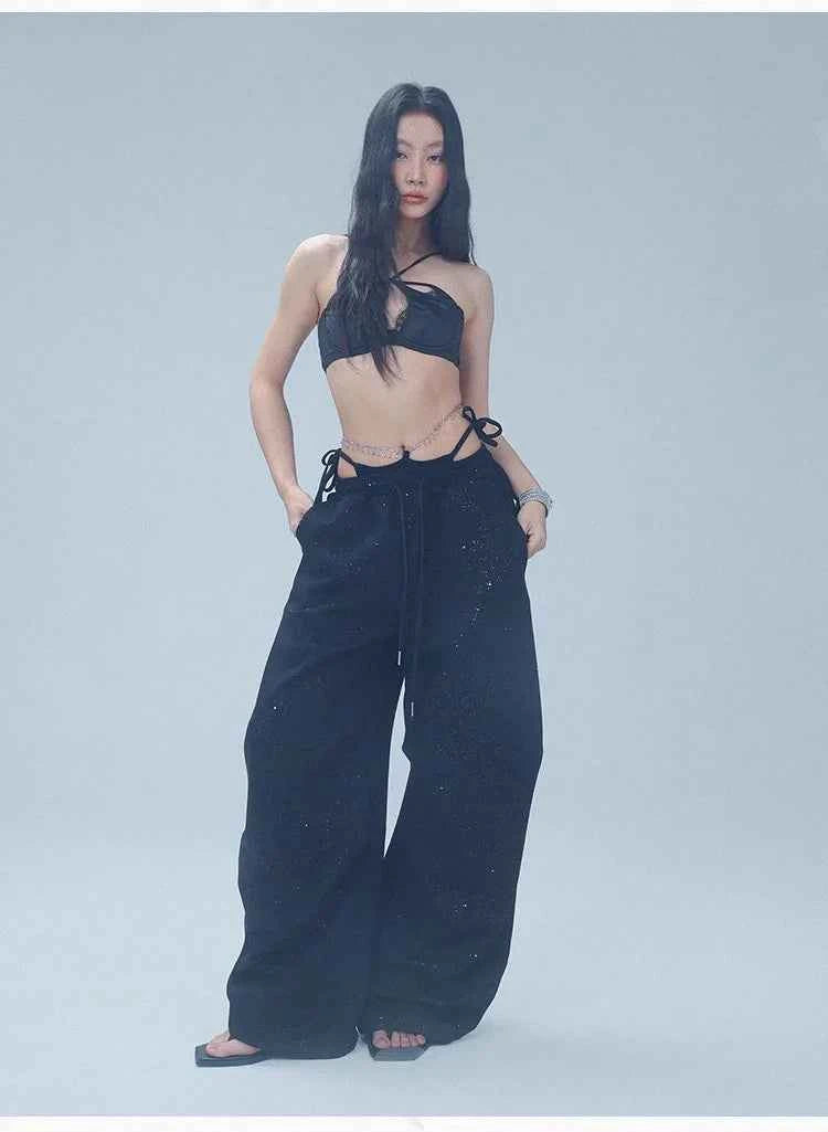 Women Cool Waistband Dance Pants