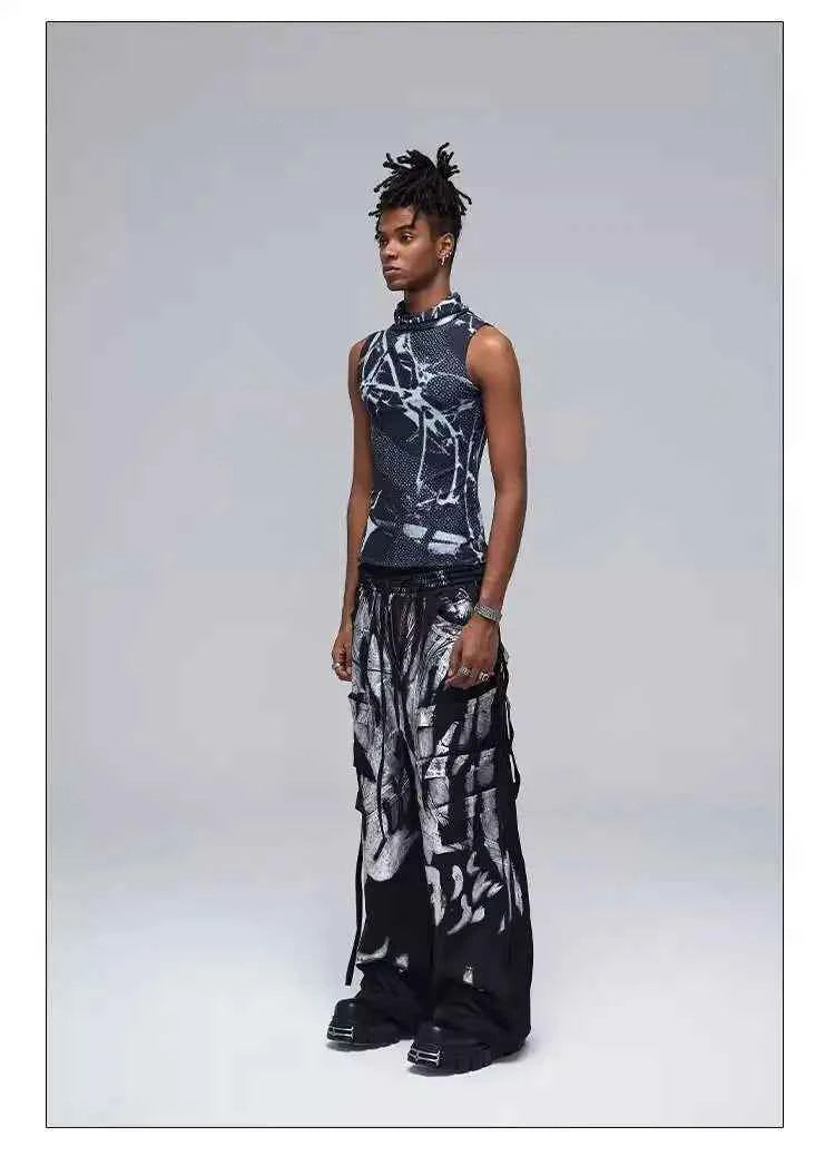 Darkwear Spray Paint Design Pocket Pants
