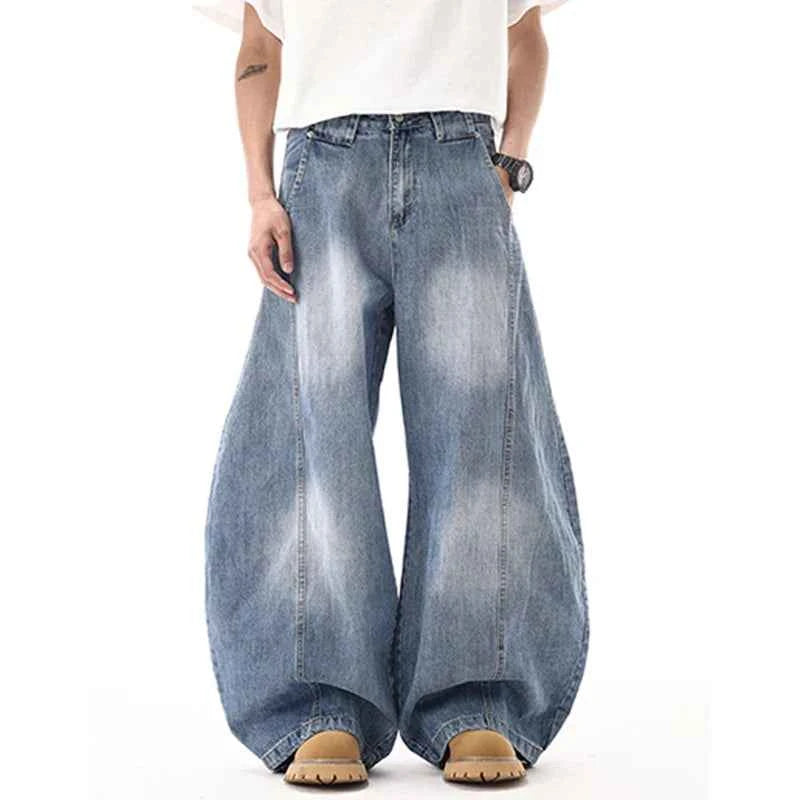 Original Gradient Washed Loose Wide Leg Jeans