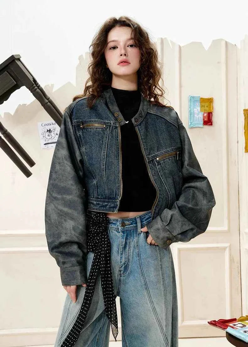 Signature American Hip Hop Denim Jacket