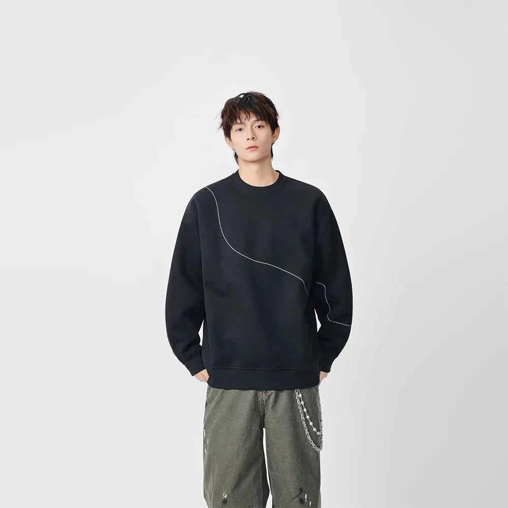 Y2K Cozy Embroidered Long Sleeve Sweatshirt