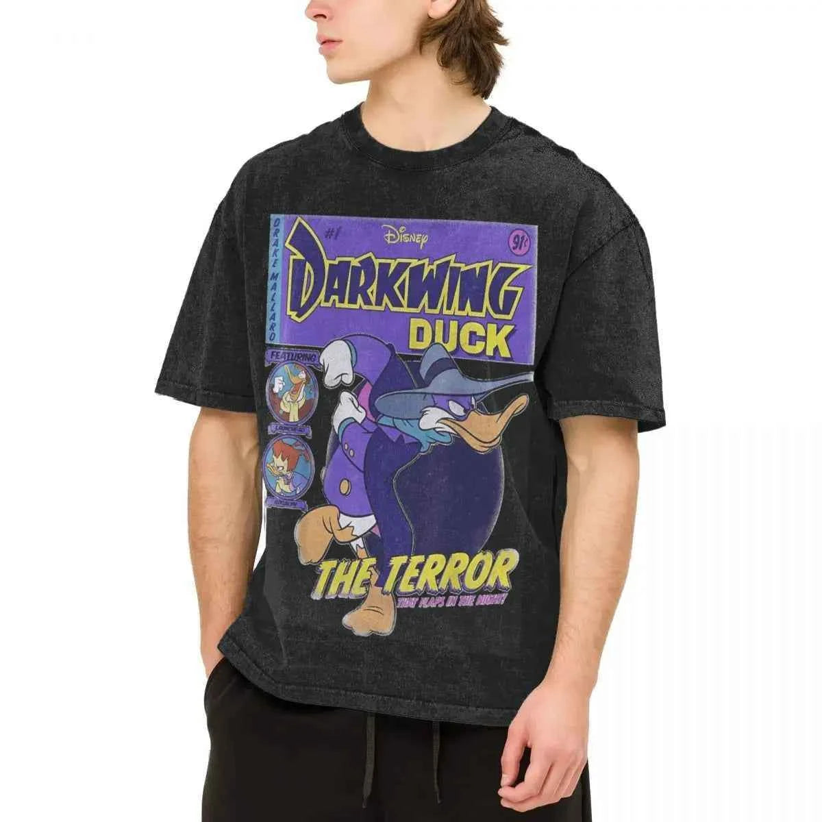 Darkwing Duck Retro Washed Cotton T-Shirt