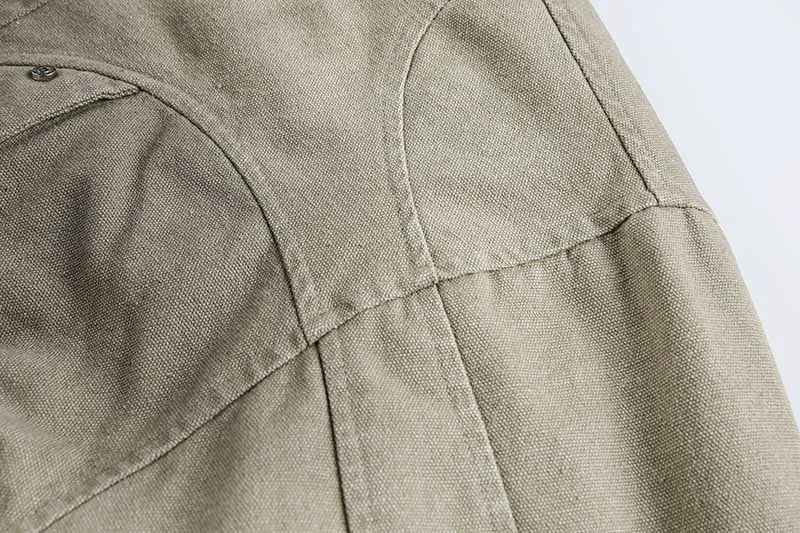 Travel-Essential Oversized Fur Stand Collar Parka Jacket