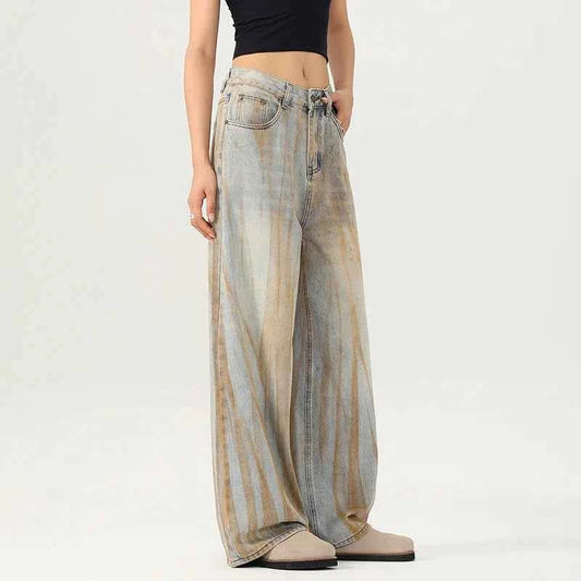 Trendy Cool Loose Fit Wide Leg Jeans