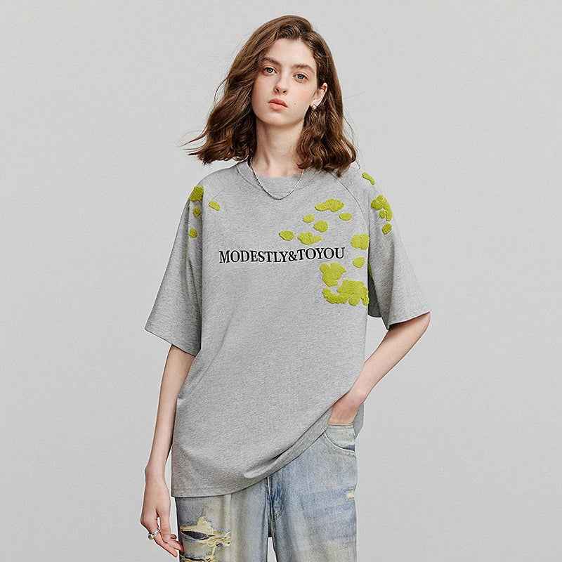 Summer New Letter Printed Casual T-Shirt