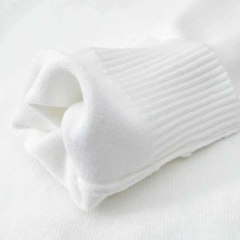 Warm Knitted Solid Color Classic Sweater