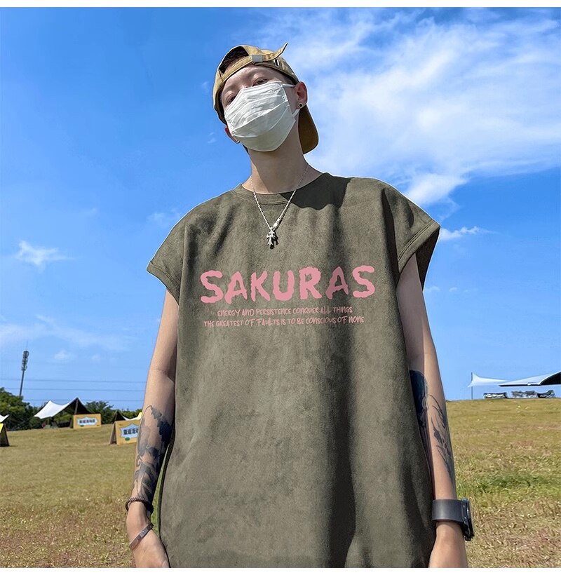SAKURAS Colorful Scenery Painting T-Shirt