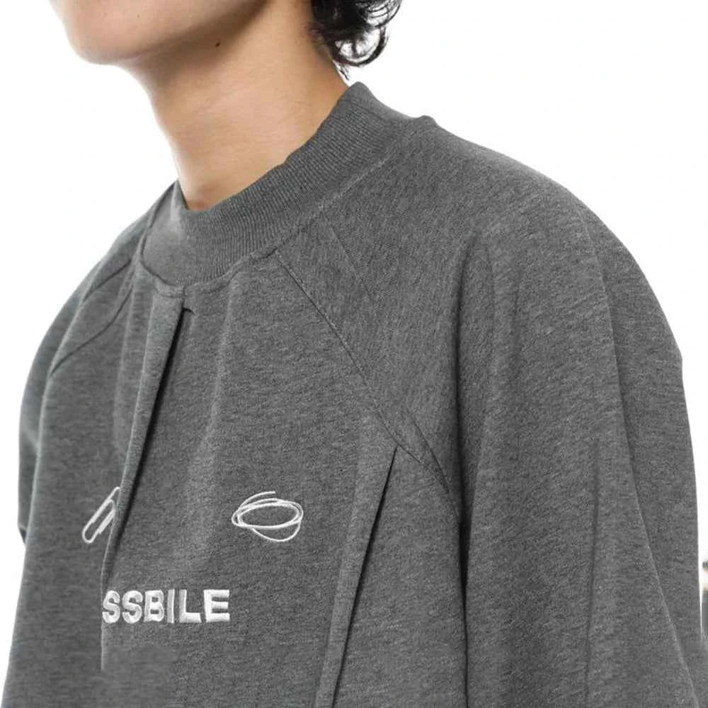 Retro Embroidery Pullover Casual Sweatshirt
