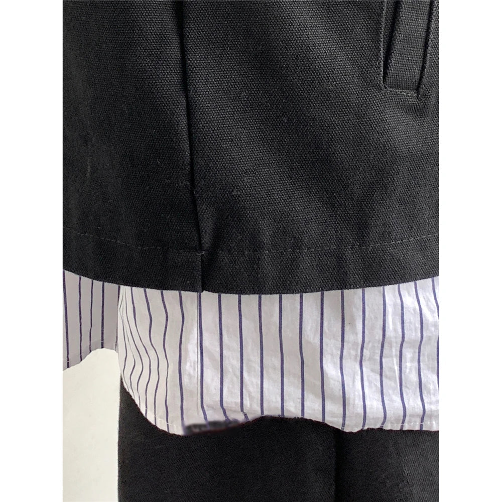 Plain Color Cropped Jacket