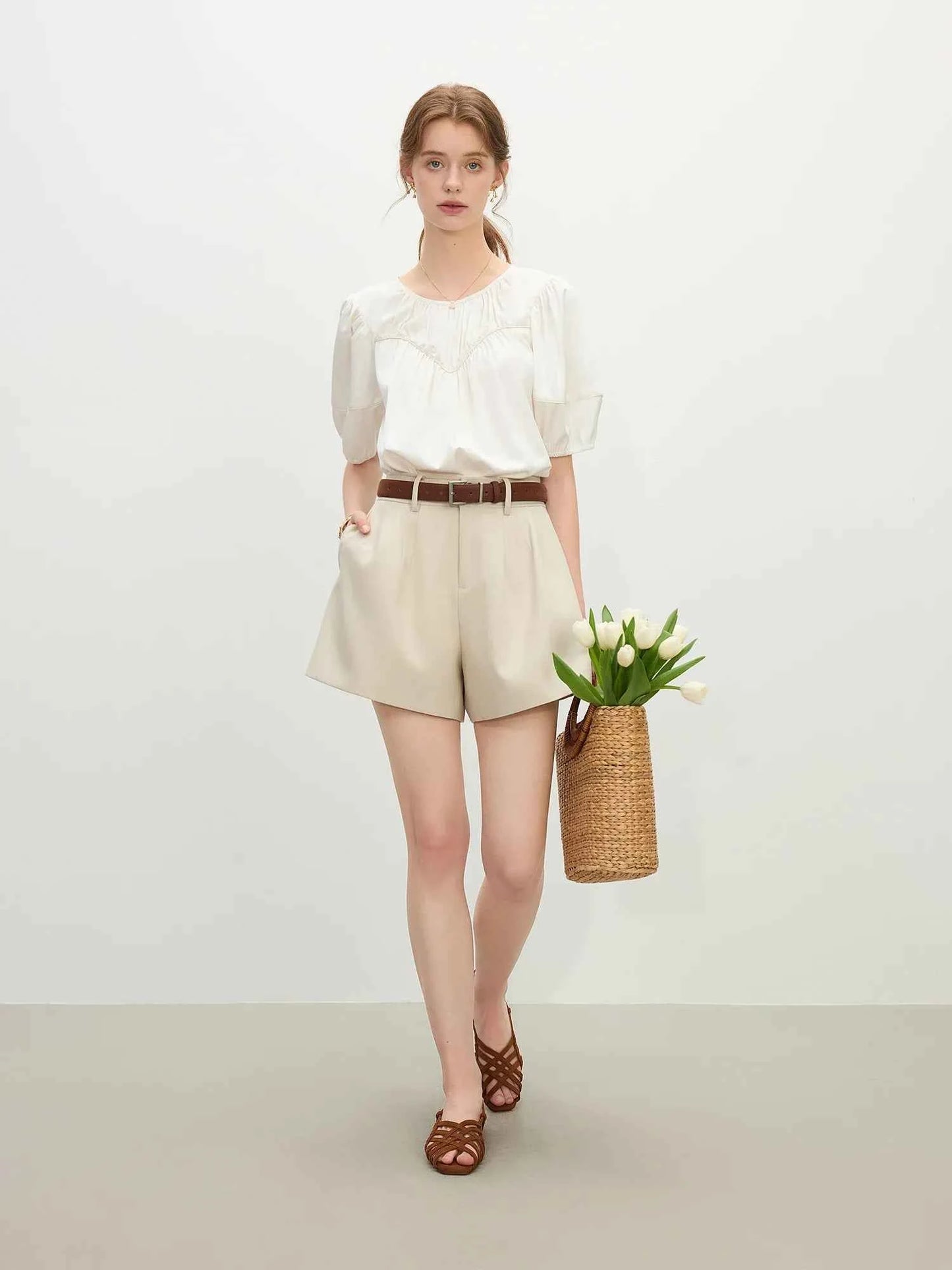 Architectural Silhouette Bloomer Short