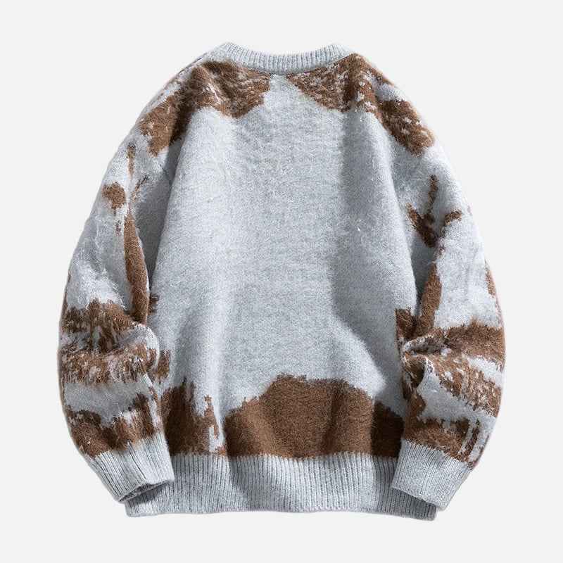 Y2K Stylish Hip Hop Knit Sweater