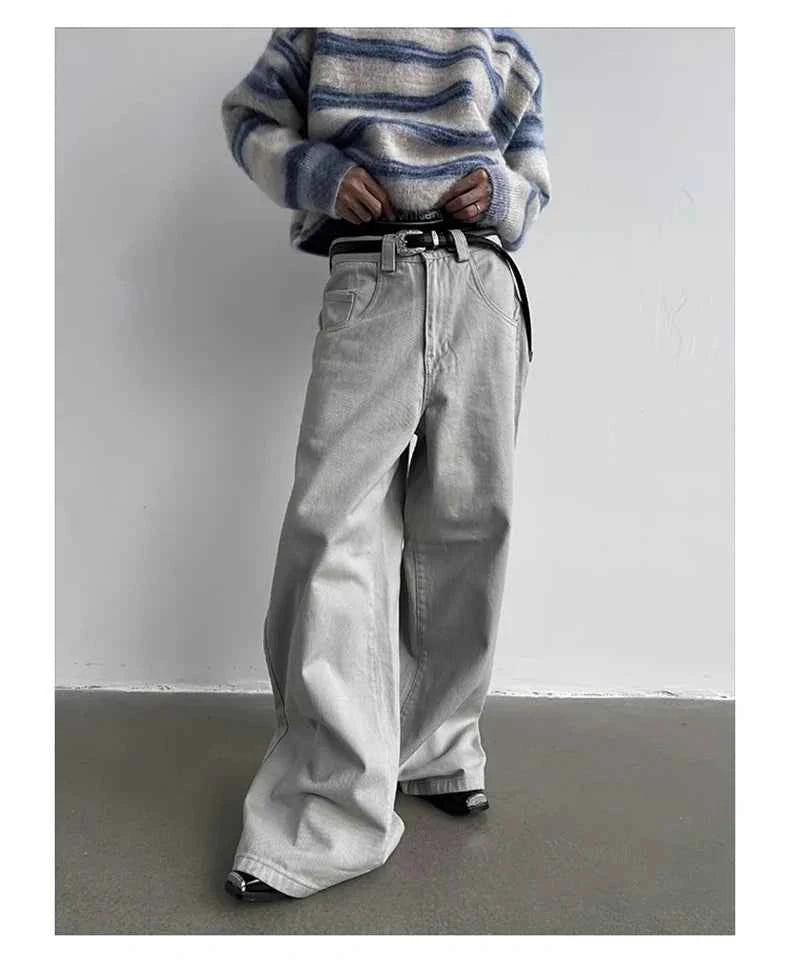Premium Hip Hop Flowy Wide Leg Jeans