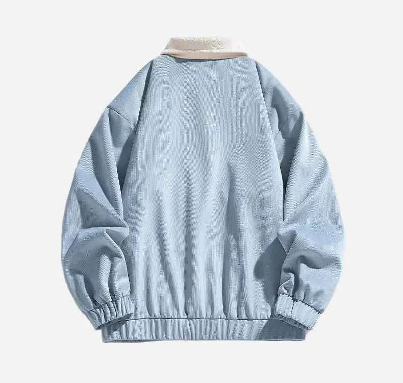 Thick Warm Winter Contrast Collar Utility Jacket
