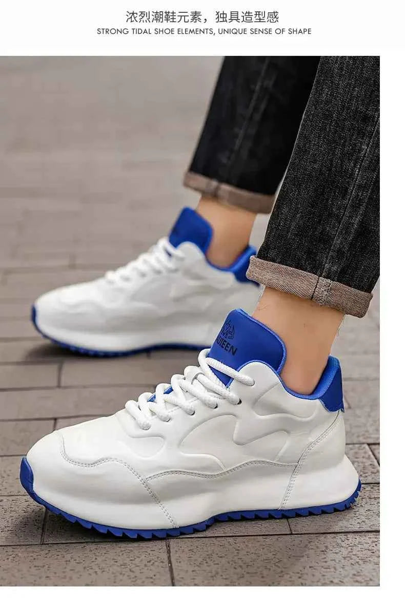 Chunky Designer Bottom Microfiber Sneaker