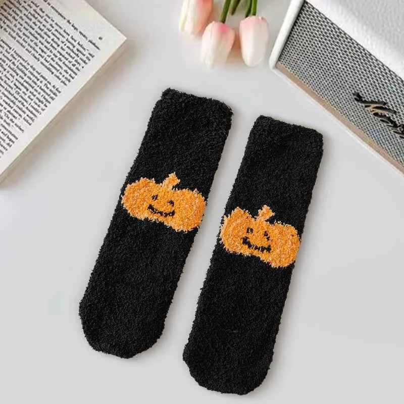 Funny Kawaii Halloween Cartoon Socks