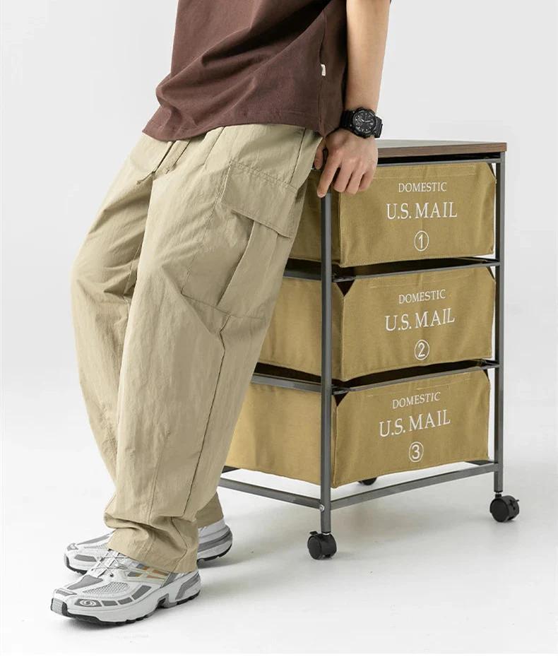 Summer Versatile Solid Color Cargo Pants - Luxuryurbanwear