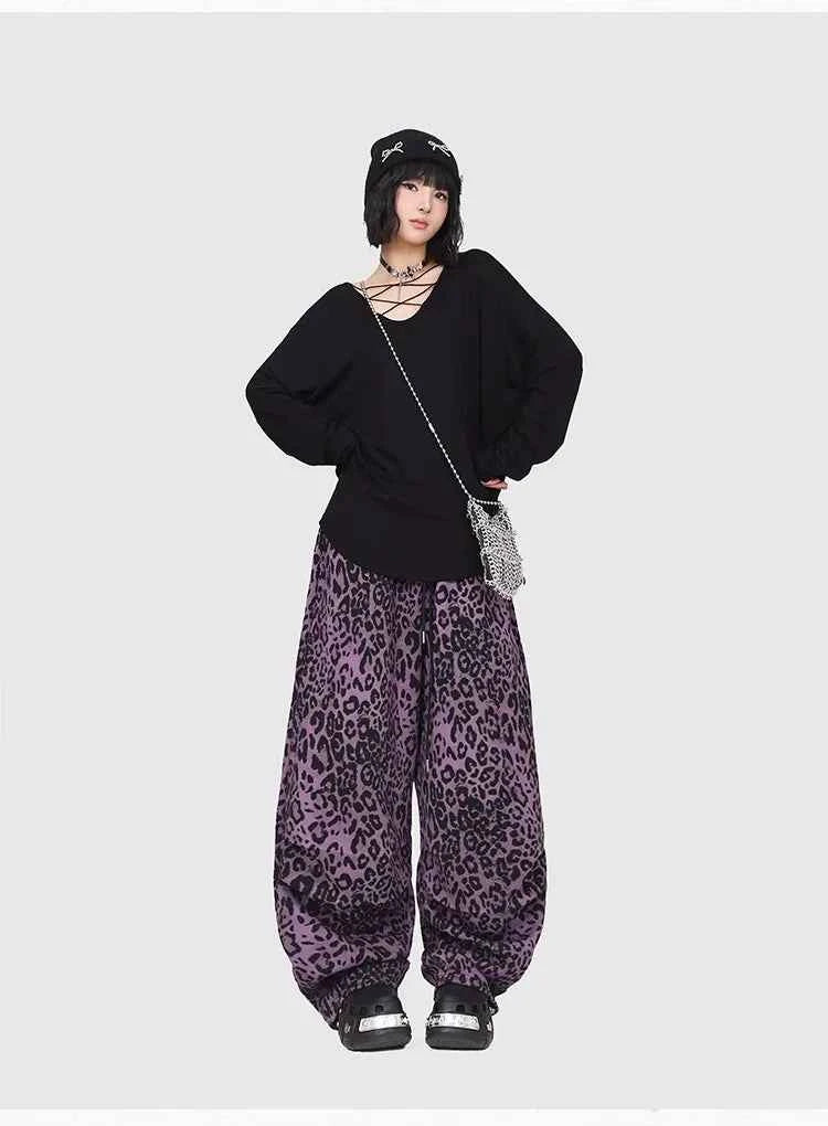 Leopard StreetWare Print Paratrooper Pants