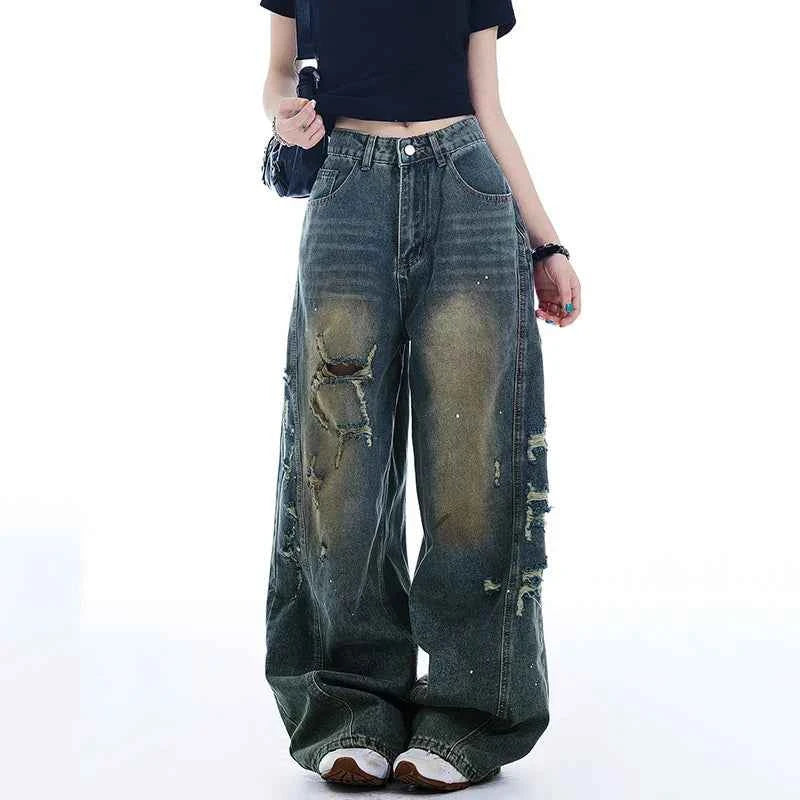 Vintage Butter-Smooth Denim Wide Leg Jeans