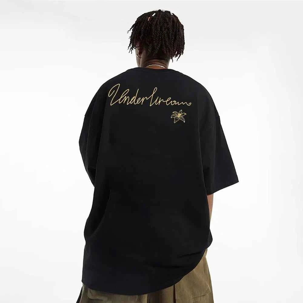 Y2K Featherlight Simple Loose Letters T-Shirt